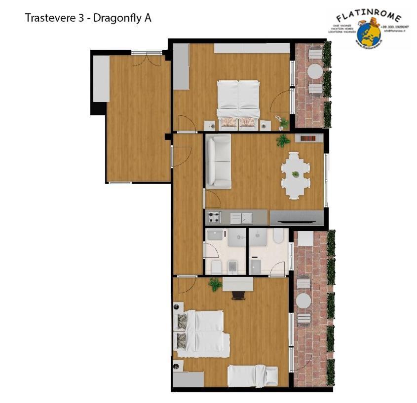 Apartment Trastevere 3 By Flatinrome Rom